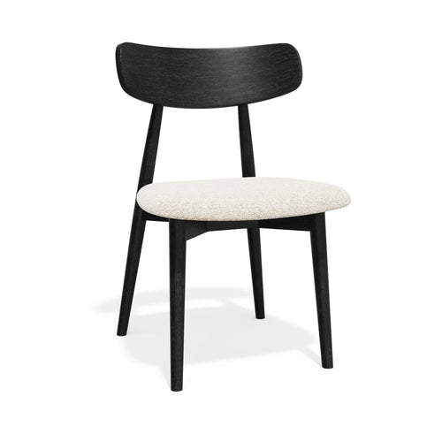 Premium Interiors - Set van 2 stoelen UGO - bouclette crème 50cm