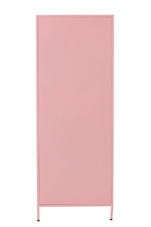 J-Line kast Golf - ijzer/glas - lichtroze