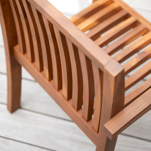 Tikamoon Set van 2 leunstoelen in massief acacia - Bruin - vtwonen shop