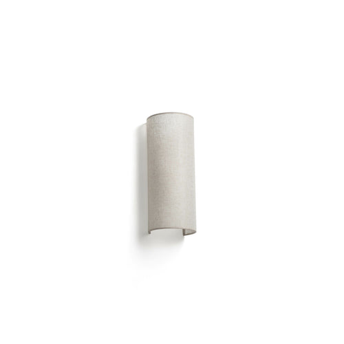 Faro Otton Ronde Linnen Up Down Wandlamp Verticaal 2 Lichts