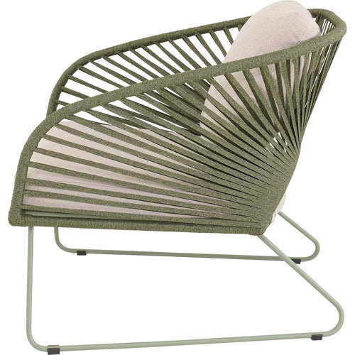 Lesli Living bistrostoel Izumi - groen - 71x79x73cm
