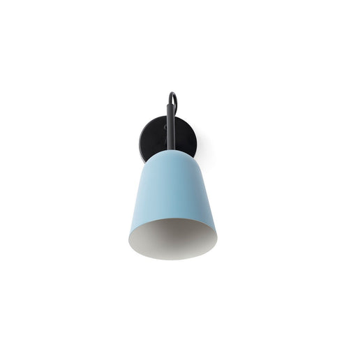 Faro STUDIO Enkele Spot Mat Zwart, Blauw