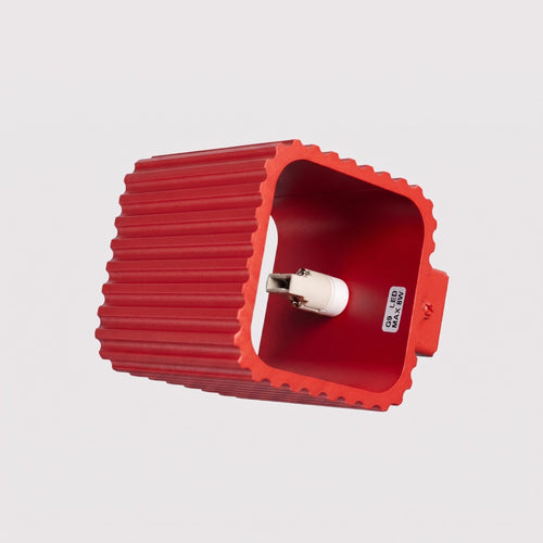 Sollux Lighting Wandlamp RIFF rood G9 - 10x12x10cm