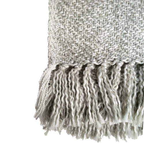 Malagoon plaid Melee - lichtgrijs - 125x150cm