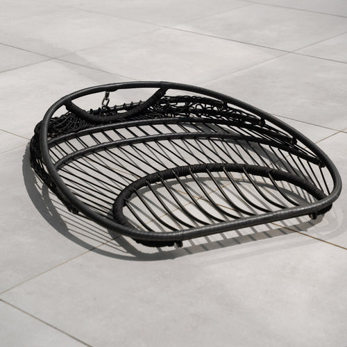 HOME DELUXE hangstoel LOMA – 1 zits zwart - vtwonen shop