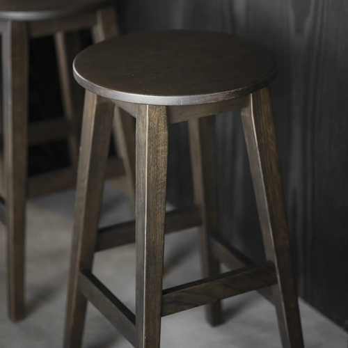 Rowico Home Austin Houten Barkruk voor Kookeiland - 65 cm - Walnoot - vtwonen shop