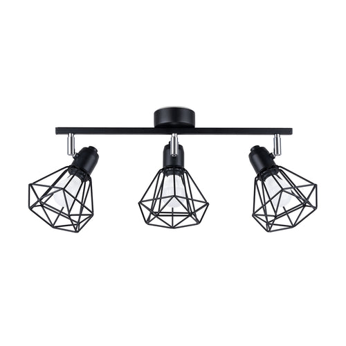 Sollux Lighting Plafondlamp ARTEMIS 3 zwart - 52x17x19cm