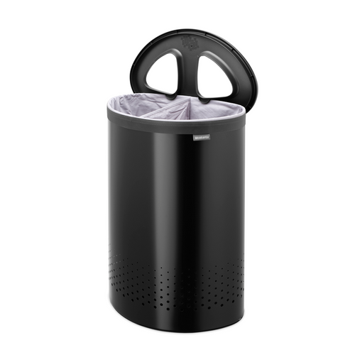 Brabantia Wasbox - 55L - selector - matt black - vtwonen shop