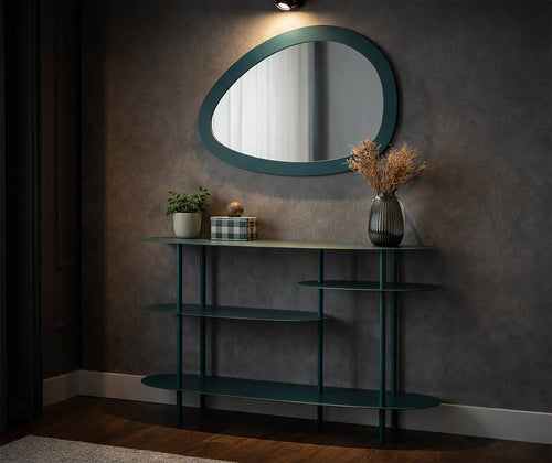 Mauro Ferretti muurspiegel - 71x1,5x48 cm - ottanio