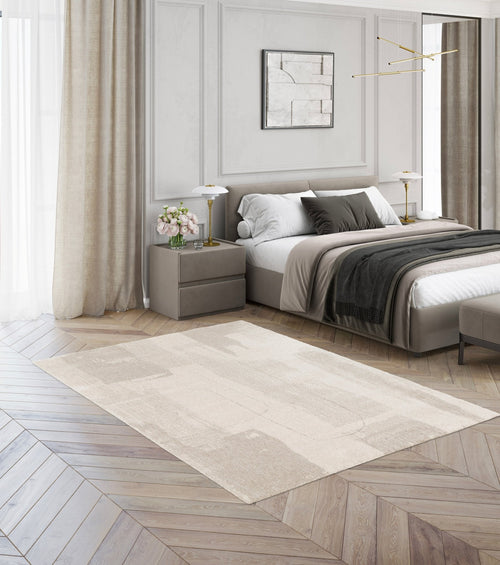 AFK Living vloerkleed Enigma - reliëfeffect - beige - 160 x 230 cm