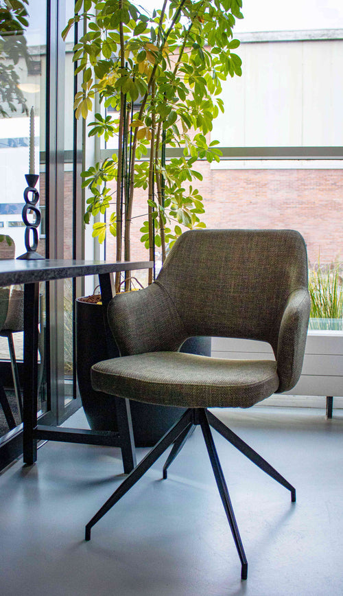 Kick eetkamerstoel Nora - Grijs - vtwonen shop