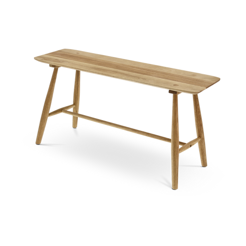 Villa Collection Bodo houten bankje naturel - 90 x 45 cm