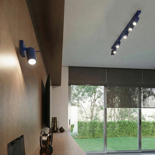 Sollux Lighting Plafondlamp RING 3 ultramarijn - 45x6x16cm
