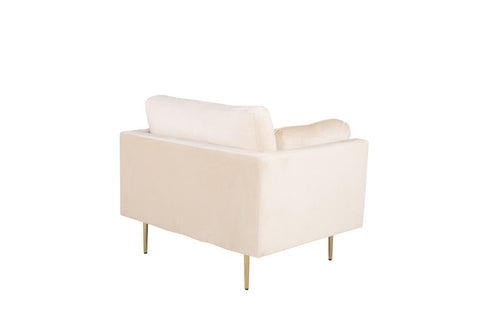 BRAM Fauteuil Renzo - Beige Velours - vtwonen shop