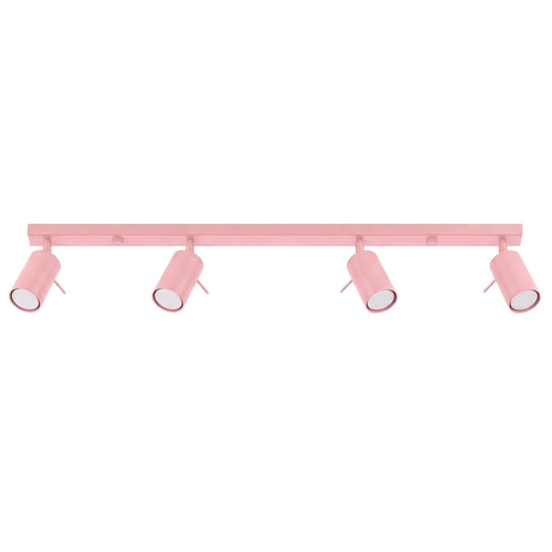 Sollux Lighting Plafondlamp RING 4L roze - 80x6x16cm