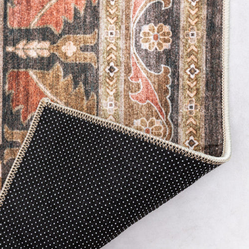 Interieur05 Vintage vloerkleed Medina Espresso/Bruin