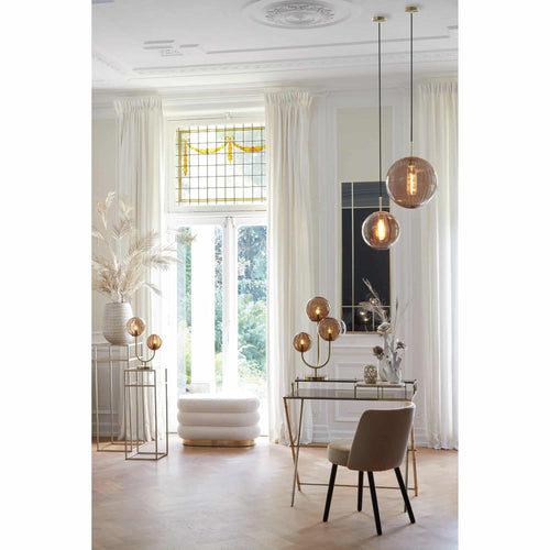 Light & Living poef Lyall - wit - 80x40x45cm