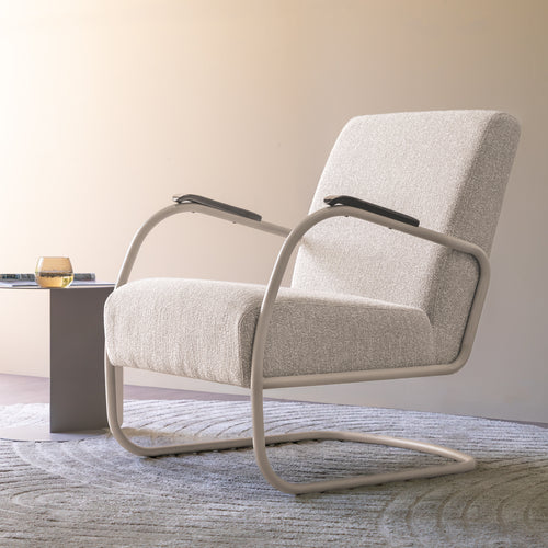 Spinder Design Retro Fauteuil - Jacquard - Mushroom/Sandstone