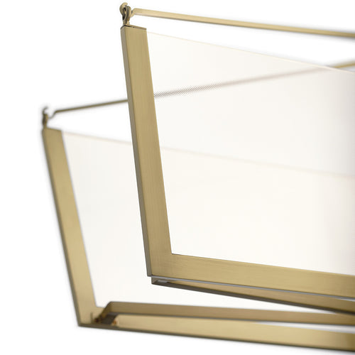 Elstead Kichler Calters Geïntegreerde LED Bar Plafondlamp Champagne Goud, 3000K