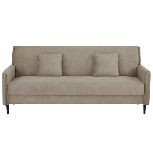 Giga Meubel Slaapbank Torvi - Taupe Stof - 200x85x87cm - vtwonen shop