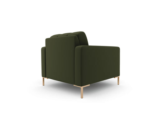 Cosmopolitan Design Fauteuil Bali structurele stof, groente - 96x87x75cm