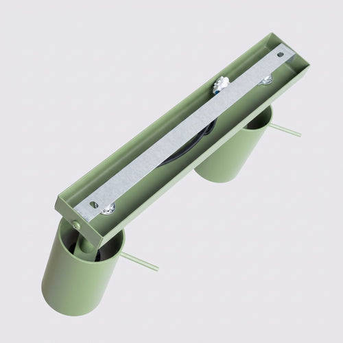 Sollux Lighting Plafondlamp RING 2 salie - 30x6x16cm