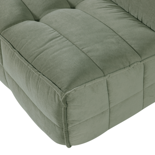 vtwonen 3-zits element Cluster - Velvet - Pistache Groen - 81x204x91