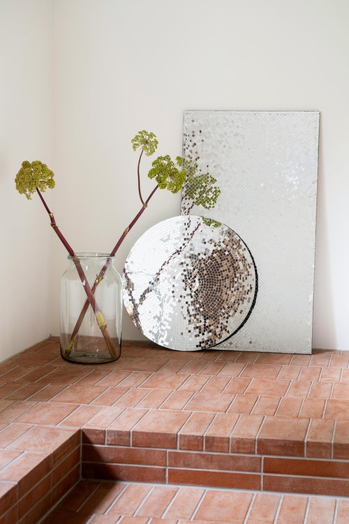 vtwonen - Wandspiegel Mozaïek - Transparant - 60x105cm - vtwonen shop