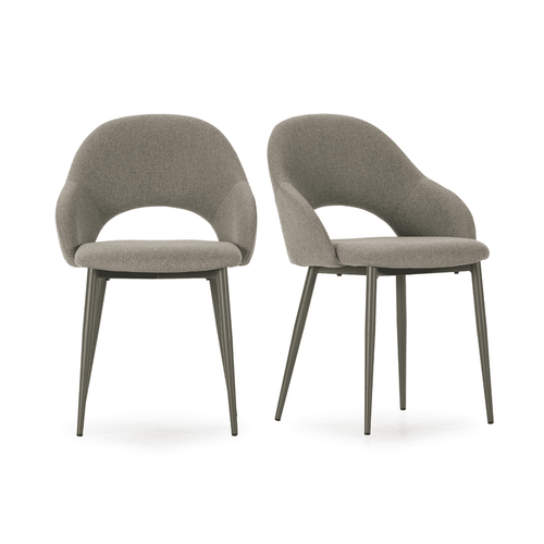 Calicosy - Stoelen Set van 2 - LILA - 54x57x84 cm