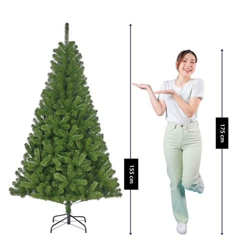 Black Box Trees Charlton Kerstboom - Boom met Natuurlijke Uitstraling en PVC Naalden - Kerstversiering voor Binnen - Kunstboom met