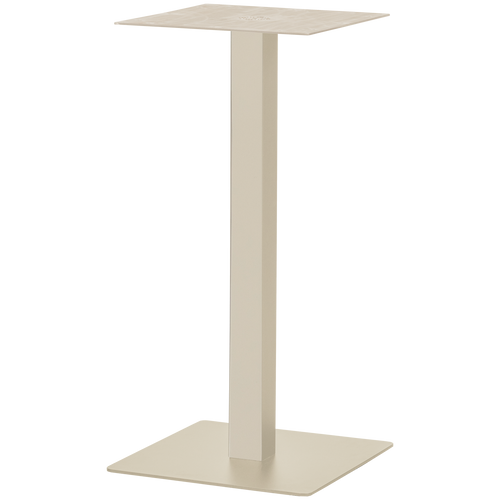 WOOOD vierkante bartafel poot  Bistro- Metaal - Dakagrau - 105x50x50 - vtwonen shop