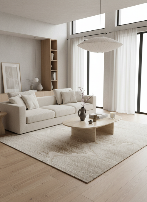 AFK Living vloerkleed Scia - Zacht comfort voor elke dag en OEKO-TEX® Standard 100 gecertificeerd. - beige - 200x290 cm