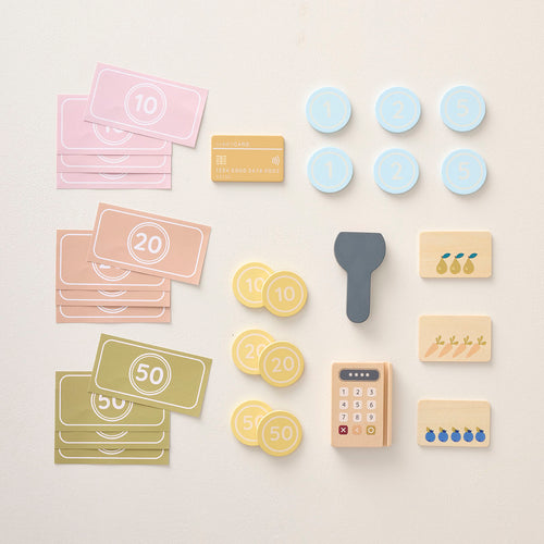 Petite Amélie Houten speelgoed kassa Noisette 31 dlg - vtwonen shop