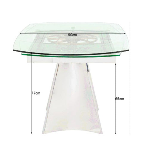 Kare Design Uitschuifbare Eettafel Tempo