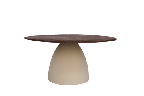 Brix salontafel  Marron - beige - mangohout - 86cm