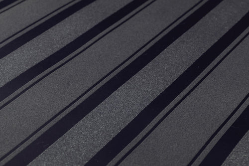 A.S. Création behang strepen donkergrijs en zwart - 53 cm x 10,05 m - AS-361673