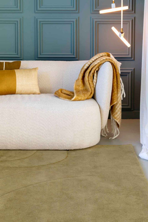 Vloerkleed MOMO Rugs Designer Elvire Instant Crush olive 250x350 cm