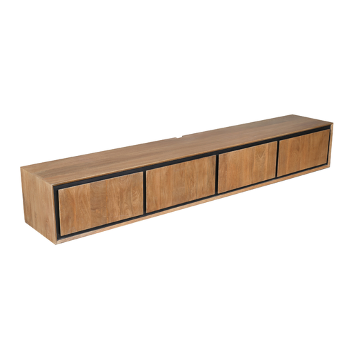 Starfurn  tv meubel RichWood - bruin - 35x200x30cm - vtwonen shop