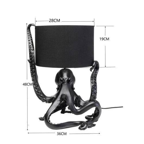 Kare Design Tafellamp - octopus - zwart - vtwonen shop