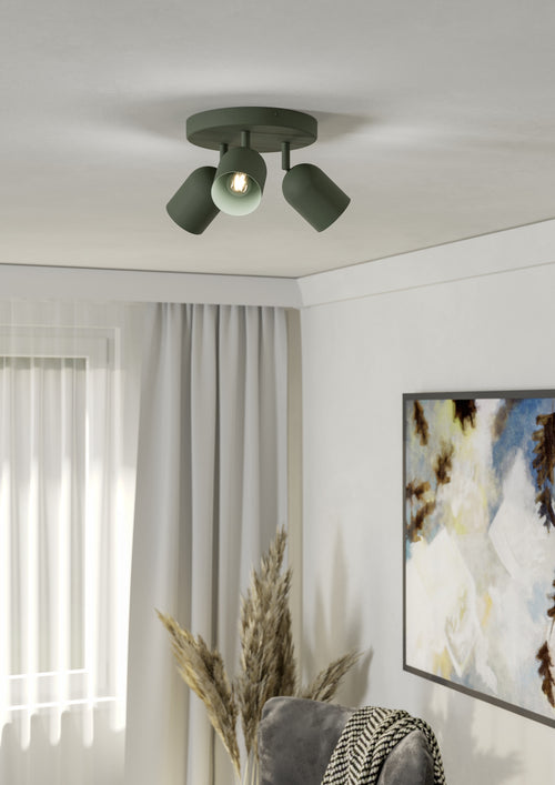 EGLO spot Tilston - Ø 25 cm - groen - vtwonen shop