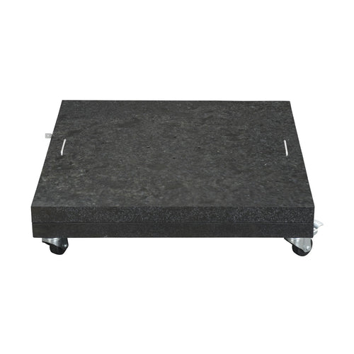 Garden Impressions parasolvoet Hawaii special antraciet - 150kg graniet - verrijdbaar