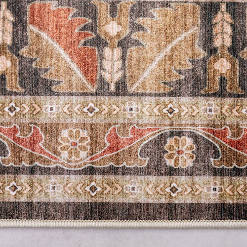 Interieur05 Vintage vloerkleed Medina Espresso/Bruin