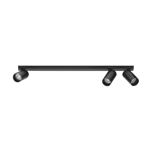 Nova Luce OSO Plafondspot met balk, zandkleurig zwart, GU10, 3x10W