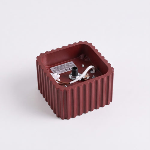 Sollux Lighting Plafondlamp RIFF 1 bordeaux Gx53 - 10x10x6cm