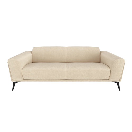 Sia Home - 3-zitsbanken SWANN - Geweven stof - Beige - 220cm - vtwonen shop