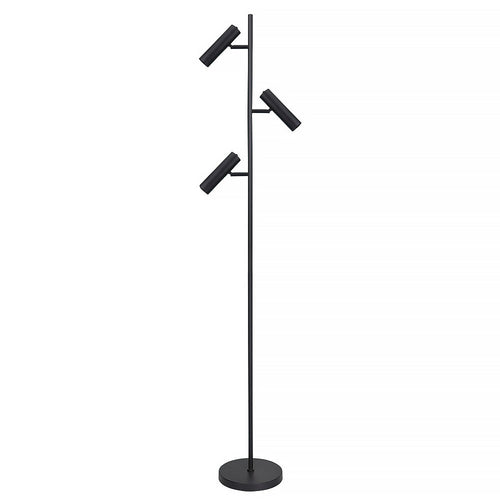 Freelight vloerlamp Undici - 3 lichts - 22  x 165   cm - zwart - vtwonen shop