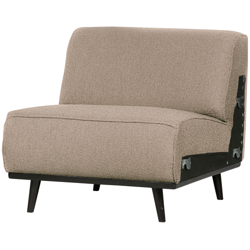 WOOOD 1-zits element Statement - Boucle - Beige - 77x79x93 - vtwonen shop