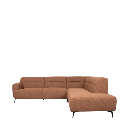LABEL51 Hoekbank Bolzano Rechts - Oranje Bouclé - 270x227x80cm