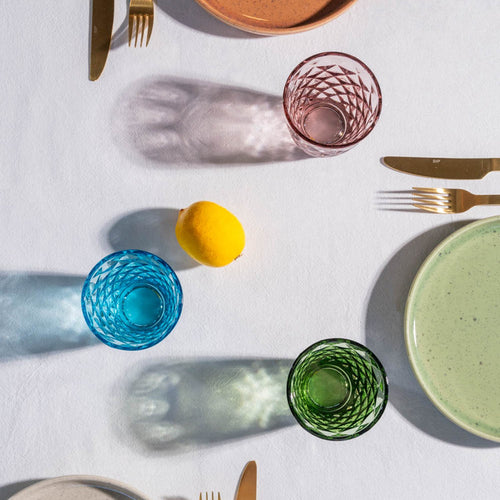 Salt & Pepper - Glas 22cl groen Prisma - Set van 4 - vtwonen shop