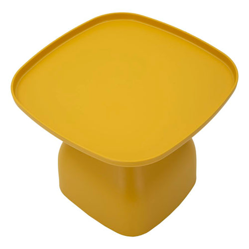 Mauro Ferretti bijzettafel - 48x48x38 cm - geel
